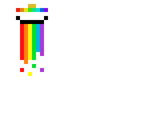 rainbow puke king