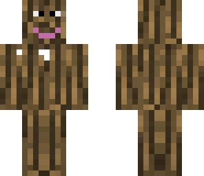 smiley wooden dude