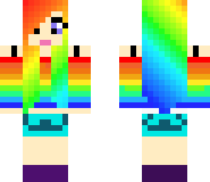 rainbow girl