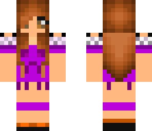 purple cheerleader
