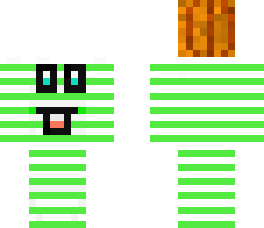 gren and white stribe man