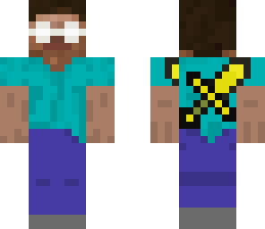 herobrine with a budder sword