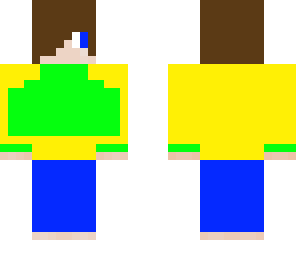guy in green and yellow shirt