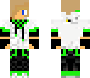 blond green boy