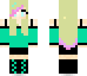 girl wearing green