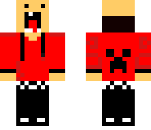 noob with sweater red