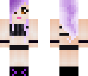 purple dj girl