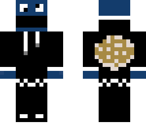 cookie monster in a black jacket