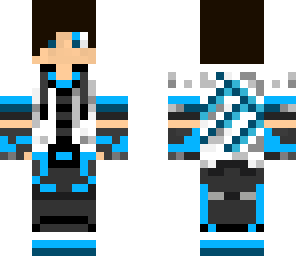 blue monster energy skin