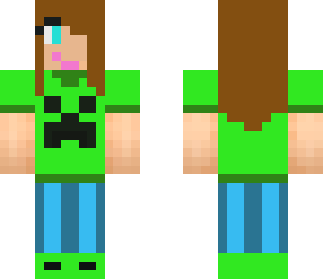 creeper shirt girl