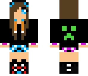 girl with creeper hoodie