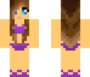 purple bikini girl