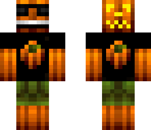 cool pumpkin man