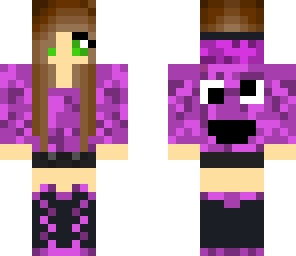 purple creeper girl