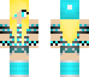 cute blue girl