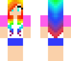 rainbow girl