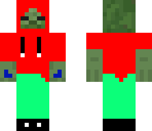 red sweatered teenage zombie