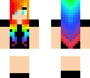 rainbow girl