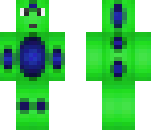 monster green-blue