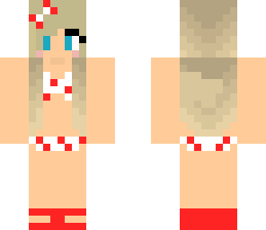 red polka dot bikini