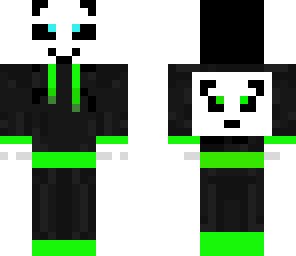 green panda