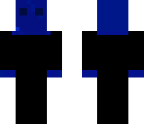 blue man