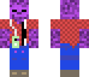 edited purple zombie with headphones