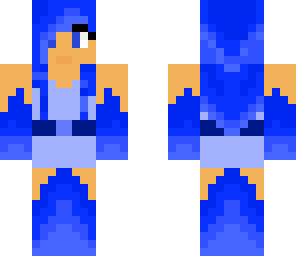 blue fire girl