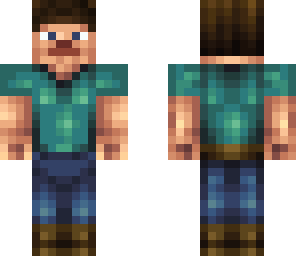 a edited hd steve skin made by ultihood