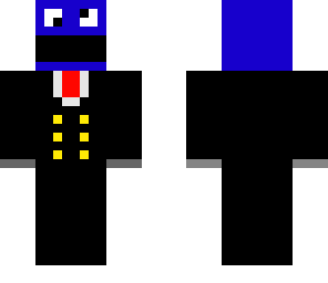 cookie monster in a suit