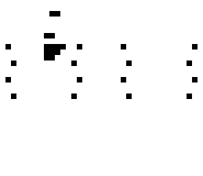 black and white