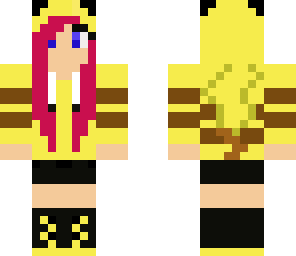 pikachu girl red