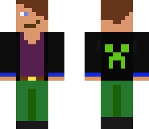 hipster with creaper face