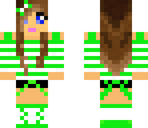 pretty green girl