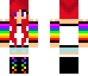rainbow girl