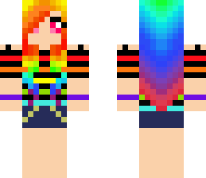 rainbow girl