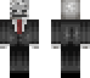 skeleton in a suit