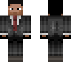 bussiness man with head phones