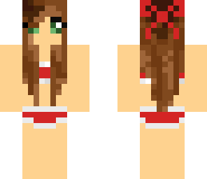 red bikini girl