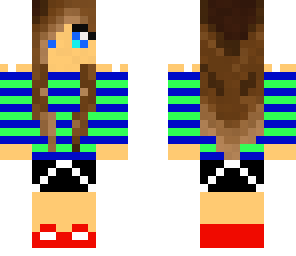 cool teengirl with headphones