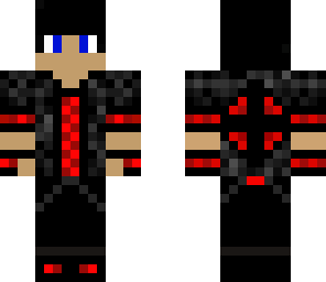 black red
