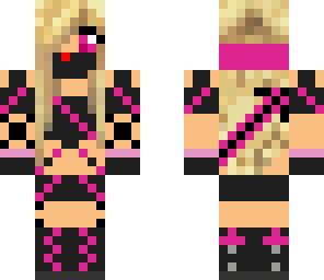awesome pink ninja girl