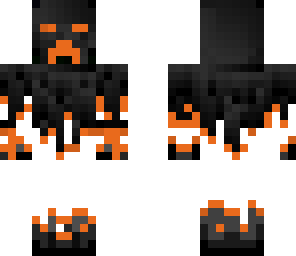 orange and black creeper ghost