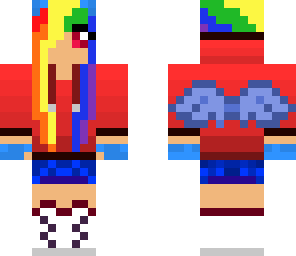 rainbow dash human