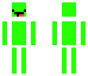 blocky with a face