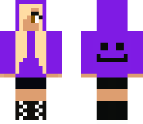 purple smile