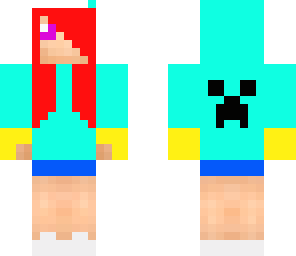 creeper hoodie girl