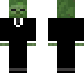 zombie in black