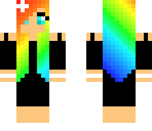 rainbow lady