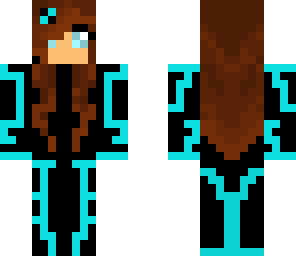 cyan tron girl